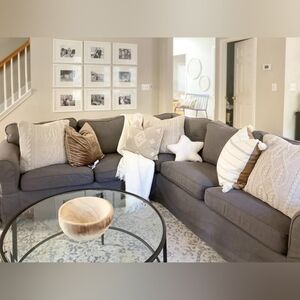 Original Ikea Ektorp sectional sofa cover (grey)